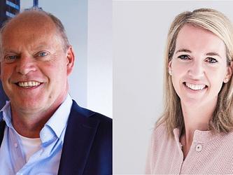 Head shots of Ben van der Werf and Sonja van den Berg